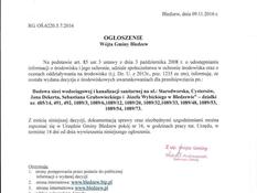 Ilustracja do artykułu: Ogłoszenie o wydaniu decyzji środowiskowej na budowę sieci kanalizacji sanitarnej i sieci wodociągowej w Bledzewie