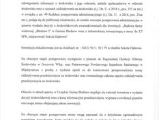 Ilustracja do artykułu: Ogłoszenie Wójta Gminy Bledzew z dnia 6.12.2016r. w sprawie wszczęcia postępowania administracyjnego w sprawie wydania decyzji o środowiskowych uwarunkowaniach dla inwestycji: „Budowa farmy wiatrowej „Bledzew I” w Gminie Bledzew wraz z infrastrukturą towa