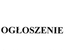 Ilustracja do artykułu: Ogłoszenie ZGK