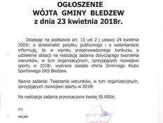Ilustracja do artykułu: Tworzenie warunków, w tym organizacyjnych, sprzyjających rozwojowi sportu w 2018r.