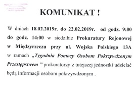 Ilustracja do artykułu: Komunikat Prokuratury Rejonowej