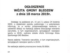 Ilustracja do artykułu: Tworzenie warunków, w tym organizacyjnych, sprzyjających rozwojowi sportu w 2019r.