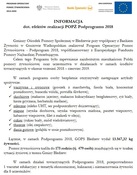 Ilustracja do artykułu: INFORMACJA dot. efektów realizacji POPŻ Podprogramu 2018
