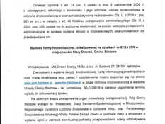 Ilustracja do artykułu: Ogłoszenie Wójta Gminy Bledzew z dnia 15 czerwca 2020r. w sprawie wszczęcia postępowania administracyjnego w sprawie wydania decyzji o środowiskowych uwarunkowaniach dla przedsięwzięcia