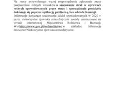 Ilustracja do artykułu: Informacja dla rolników! - Szacowanie strat spowodowanych suszą.