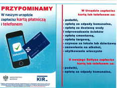 Ilustracja do artykułu: Płatność kartą płatniczą i telefonem w urzędzie
