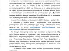 Ilustracja do artykułu: Ogłoszenie z dnia 13.10.2020 r. Wójta Gminy Bledzew o wszczęciu postępowania administracyjnego w sprawie wydania decyzji o środowiskowych uwarunkowaniach dla przedsięwzięcia pn. Wykonanie urządzeń wodnych (studnia wiercona nr 1 i nr 2), służących do ujmow