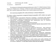 Ilustracja do artykułu: Komunikat Powiatowego Lekarza Weterynarii w Międzyrzeczu w sprawie ASF