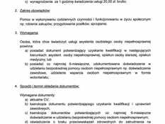 Ilustracja do artykułu: Ogłoszenie - Asystent osoby niepełnosprawnej.