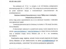 Ilustracja do artykułu: Ogłoszenie Wójta Gminy Bledzew z 19.07.2021 r. znak RG.OŚ.650.2.2021 - zapoznanie z dowodami przed wydaniem decyzji o środowiskowych uwarunkowaniach 