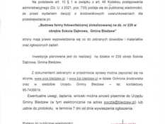 Ilustracja do artykułu: Ogłoszenie Wójta Gminy Bledzew znak RG.OŚ.650.8.2021 z 28.09.2021 r. o zapoznaniu z dowodami przed wydaniem decyzji o środowiskowych uwarunkowaniach dla przedsięwzięcia. „Budowa farmy fotowoltaicznej zlokalizowanej na dz. nr 239 w obrębie Sokola Dąbrowa, 