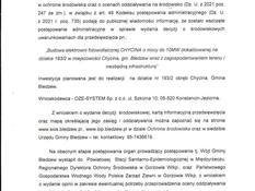 Ilustracja do artykułu: Ogłoszenie Wójta Gminy Bledzew z dnia 18 października 2021r. RG.OŚ. 6220.10.2021 w sprawie wszczęcia postępowanie administracyjne dotyczącego wydania decyzji o środowiskowych uwarunkowaniach 
