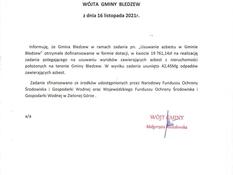 Ilustracja do artykułu: Usuwanie azbestu w Gminie Bledzew – dofinansowanie