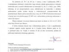 Ilustracja do artykułu: Obwieszczenie Wójta Gminy Bledzew z dnia 27.06.2022 r. znak RG.OS.6220.7.2021/2022 o wydaniu decyzji o środowiskowych uwarunkowaniach dla przedsięwzięcia: Budowa farmy fotowoltaicznej o mocy do 25 MW lub farm fotowoltaicznych o łącznej mocy nieprzekraczaj
