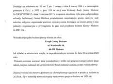 Ilustracja do artykułu: Ogłoszenie Wójta Gminy Bledzew o możliwości składania wniosków do projektu budżetu na 2023 rok