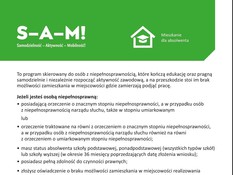 Ilustracja do artykułu: S - A - M    Samodzielność Aktywność Mobilność